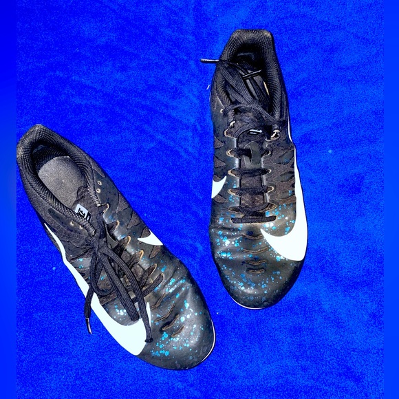 Nike Racing Spikes Track and Field 💙 Size US 9!! Lightly Used - Picture 2 of 2